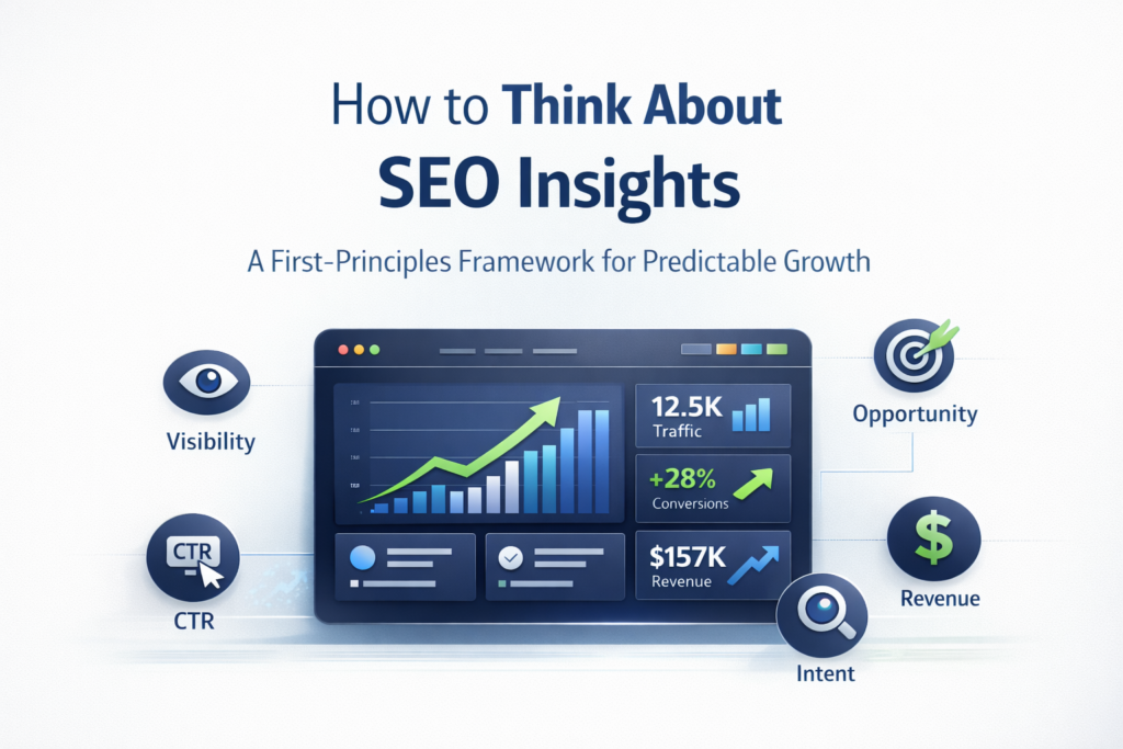 How to think about SEO insights